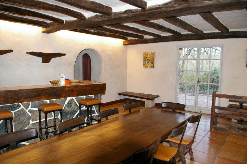 dining room and aquarium